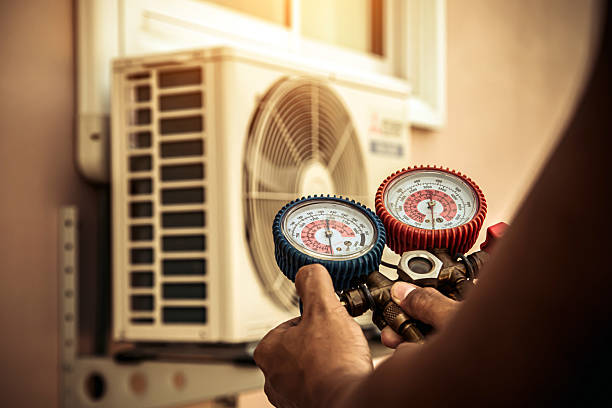 Professional Ac Installation technician working in Milford Center, OH